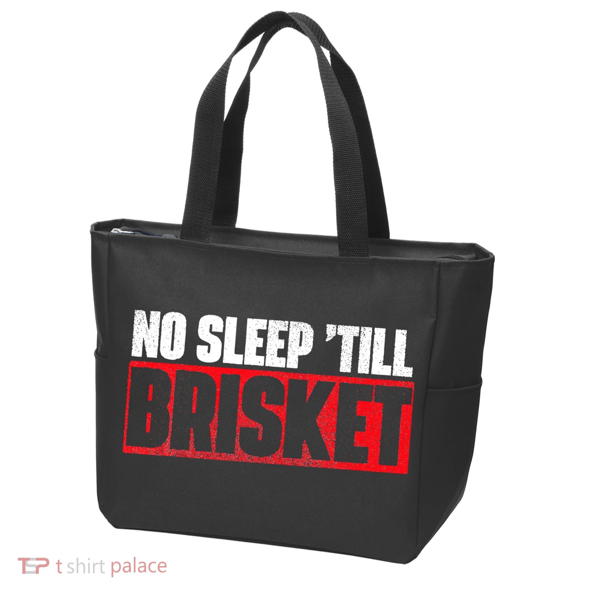 No Sleep Till Brisket Pitmaster BBQ Lover Smoker Grilling Tote Bag