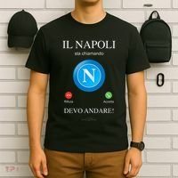 Napoli Soccer Team Is Calling Funny Phone Call Screen Team T-Shirt thumb 6