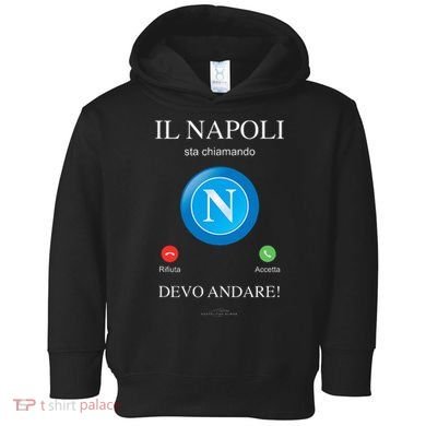 Napoli Soccer Team Is Calling Funny Phone Call Screen Team Toddler Hoodie