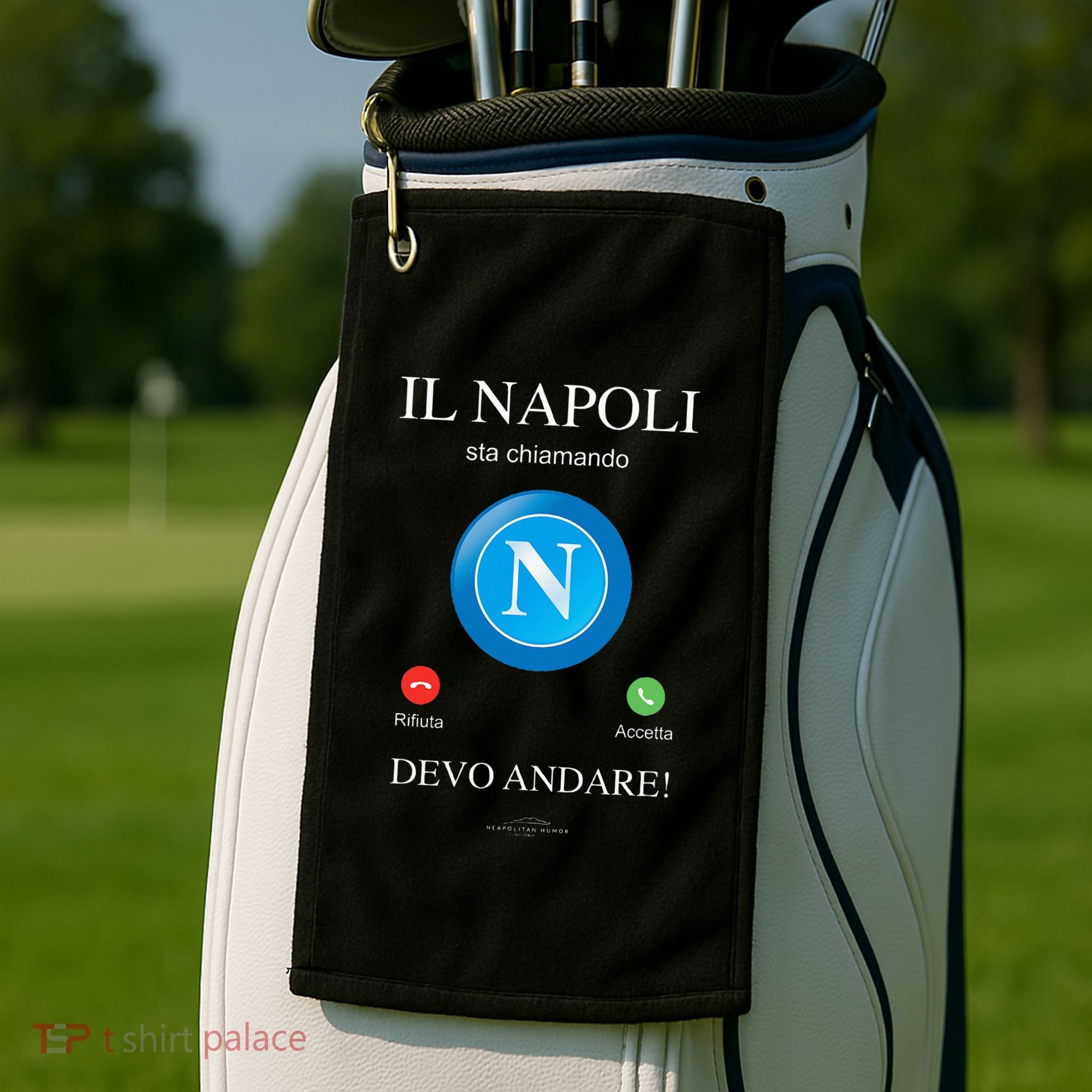 Napoli Soccer Team Is Calling Funny Phone Call Screen Team Golf Towel