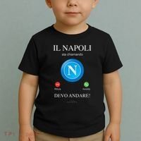 Napoli Soccer Team Is Calling Funny Phone Call Screen Team Toddler T-Shirt thumb 2