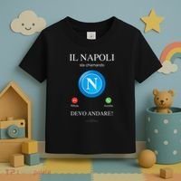Napoli Soccer Team Is Calling Funny Phone Call Screen Team Toddler T-Shirt thumb 3