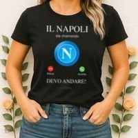Napoli Soccer Team Is Calling Funny Phone Call Screen Team Women's T-Shirt thumb 2