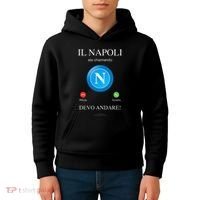 Napoli Soccer Team Is Calling Funny Phone Call Screen Team Kids Hoodie thumb 4