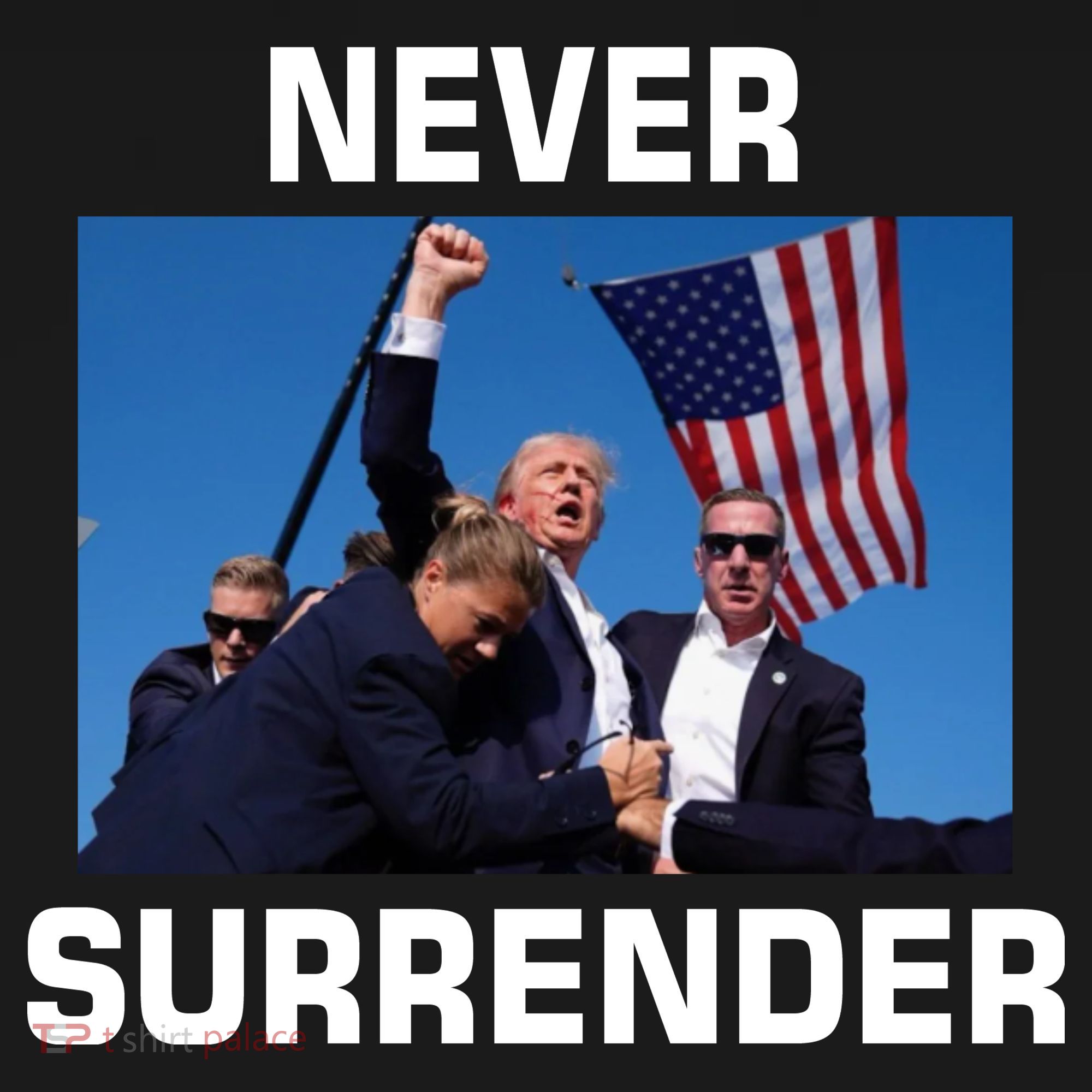 Never Surrender Trump Pennsylvania Rally Backpack