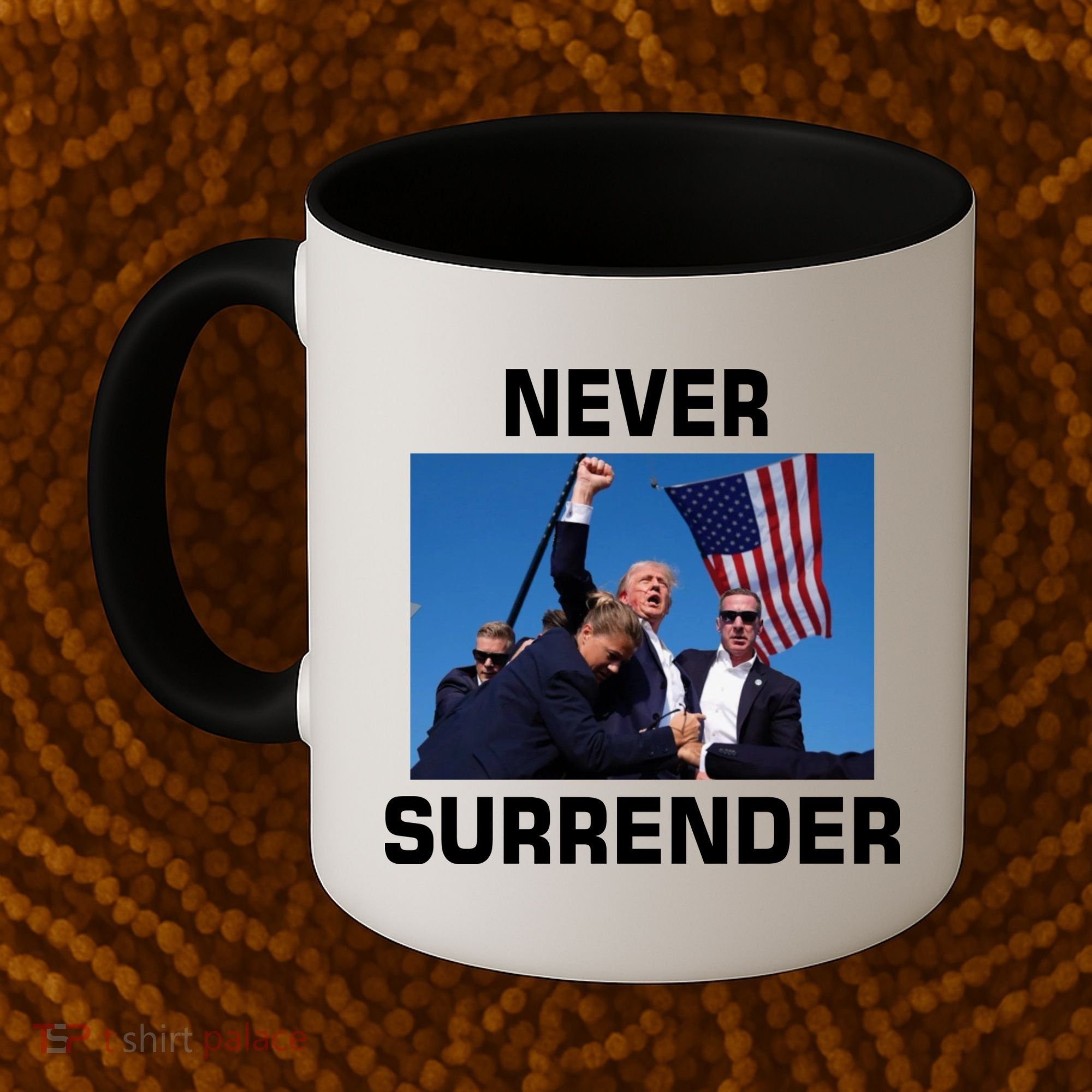 Never Surrender Trump Pennsylvania Rally Coffee Mug