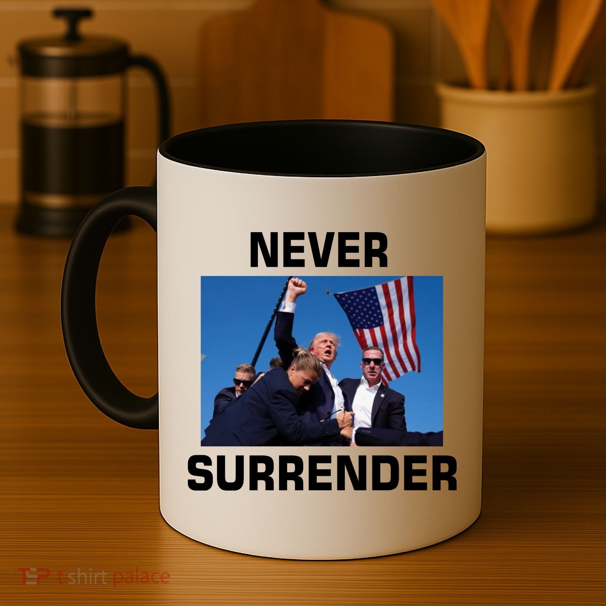 Never Surrender Trump Pennsylvania Rally Coffee Mug