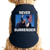 Never Surrender Trump Pennsylvania Rally Doggie Tank thumb 0