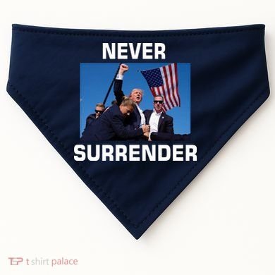 Never Surrender Trump Pennsylvania Rally USA-Made Doggie Bandana