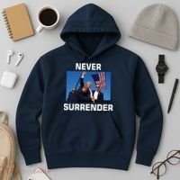 Never Surrender Trump Pennsylvania Rally Hoodie thumb 3