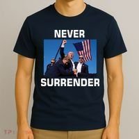 Never Surrender Trump Pennsylvania Rally T-Shirt thumb 3