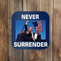 Never Surrender Trump Pennsylvania Rally Coaster thumb 0