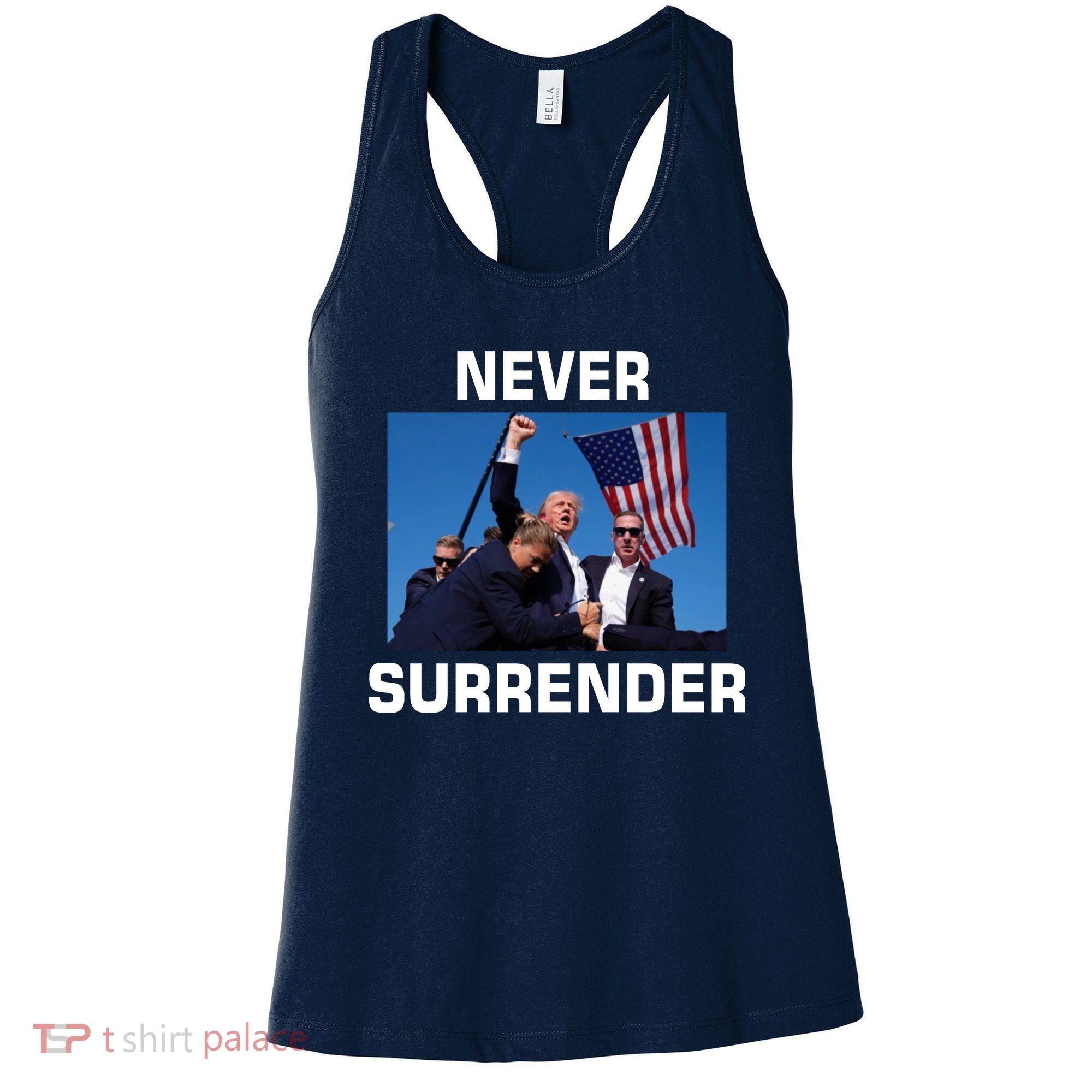 Never Surrender Trump Pennsylvania Rally Women's Tank Top