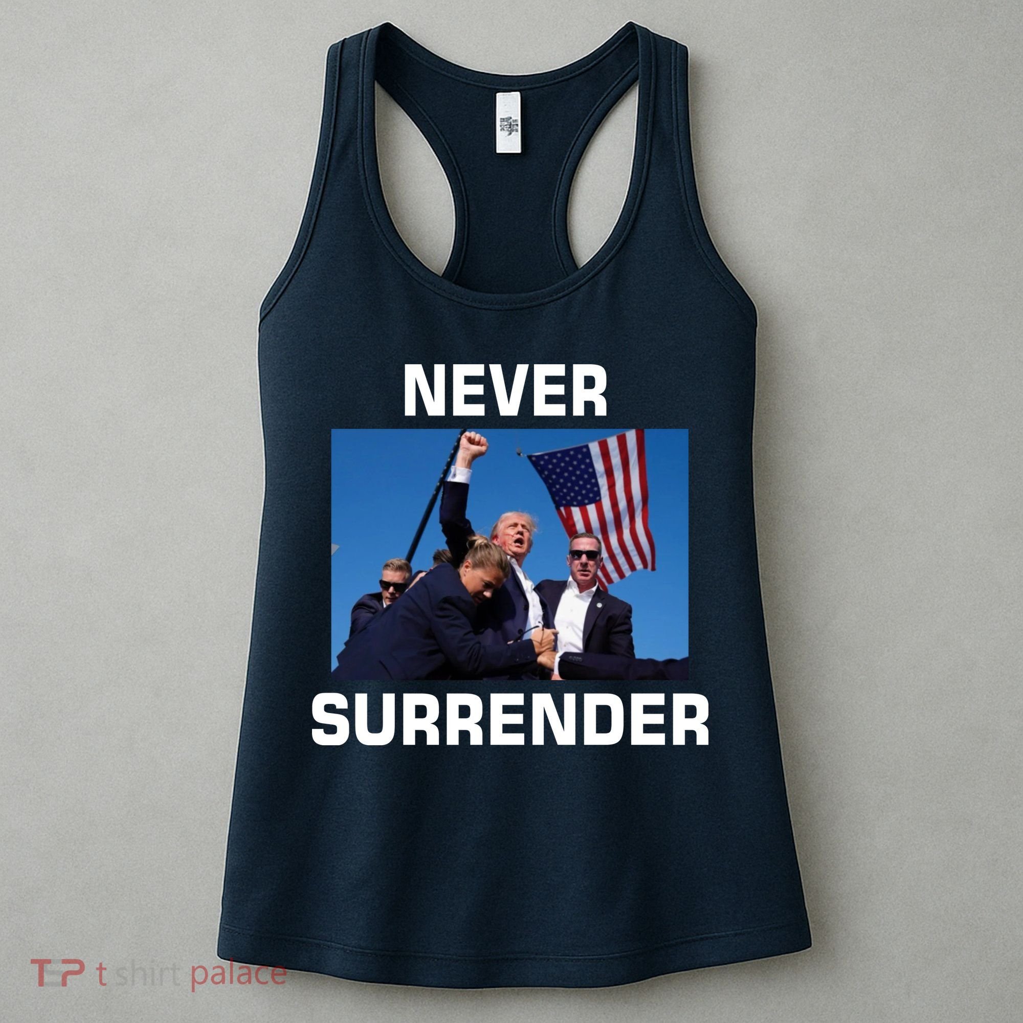 Never Surrender Trump Pennsylvania Rally Women's Tank Top