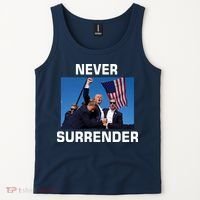 Never Surrender Trump Pennsylvania Rally Tank Top thumb 2