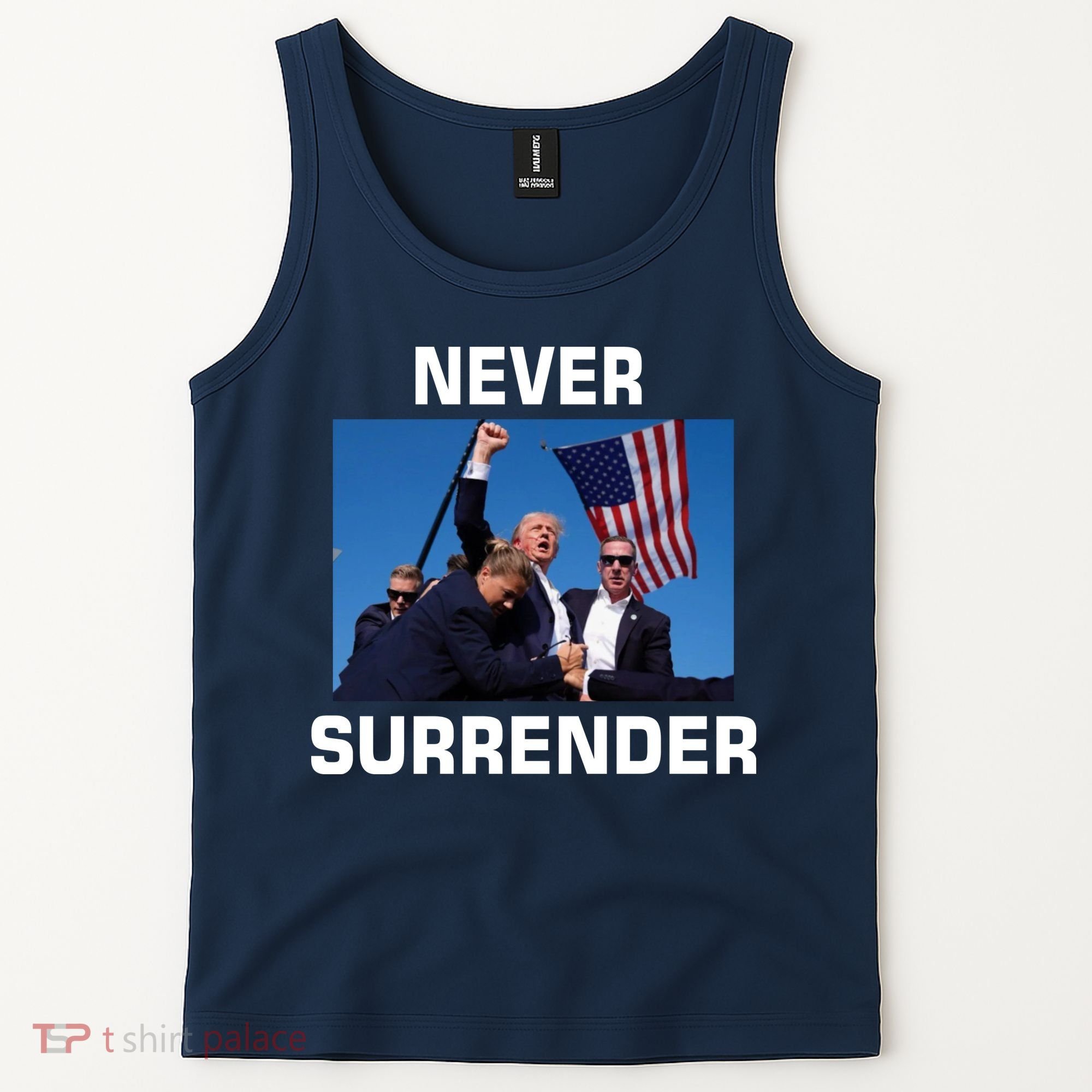 Never Surrender Trump Pennsylvania Rally Tank Top