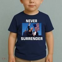 Never Surrender Trump Pennsylvania Rally Toddler T-Shirt thumb 2