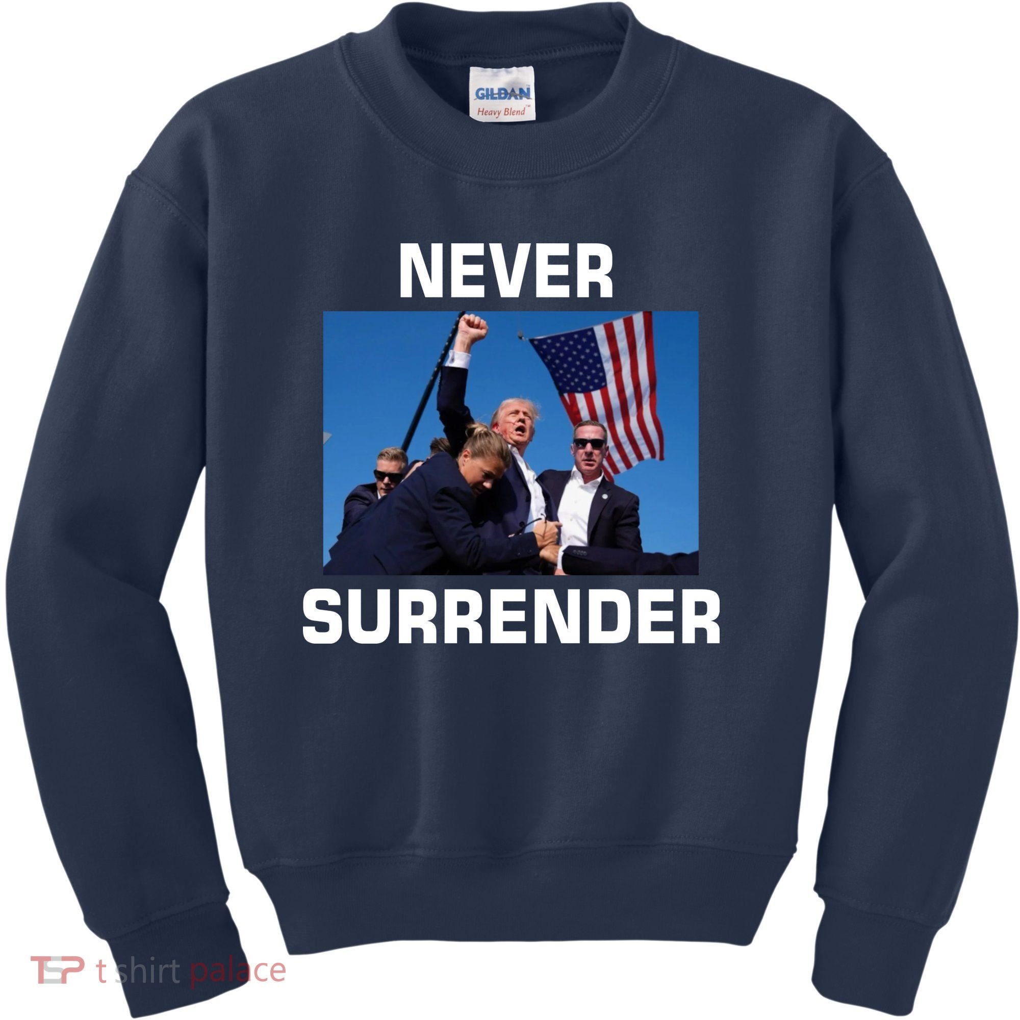 Never Surrender Trump Pennsylvania Rally Kids Sweatshirt