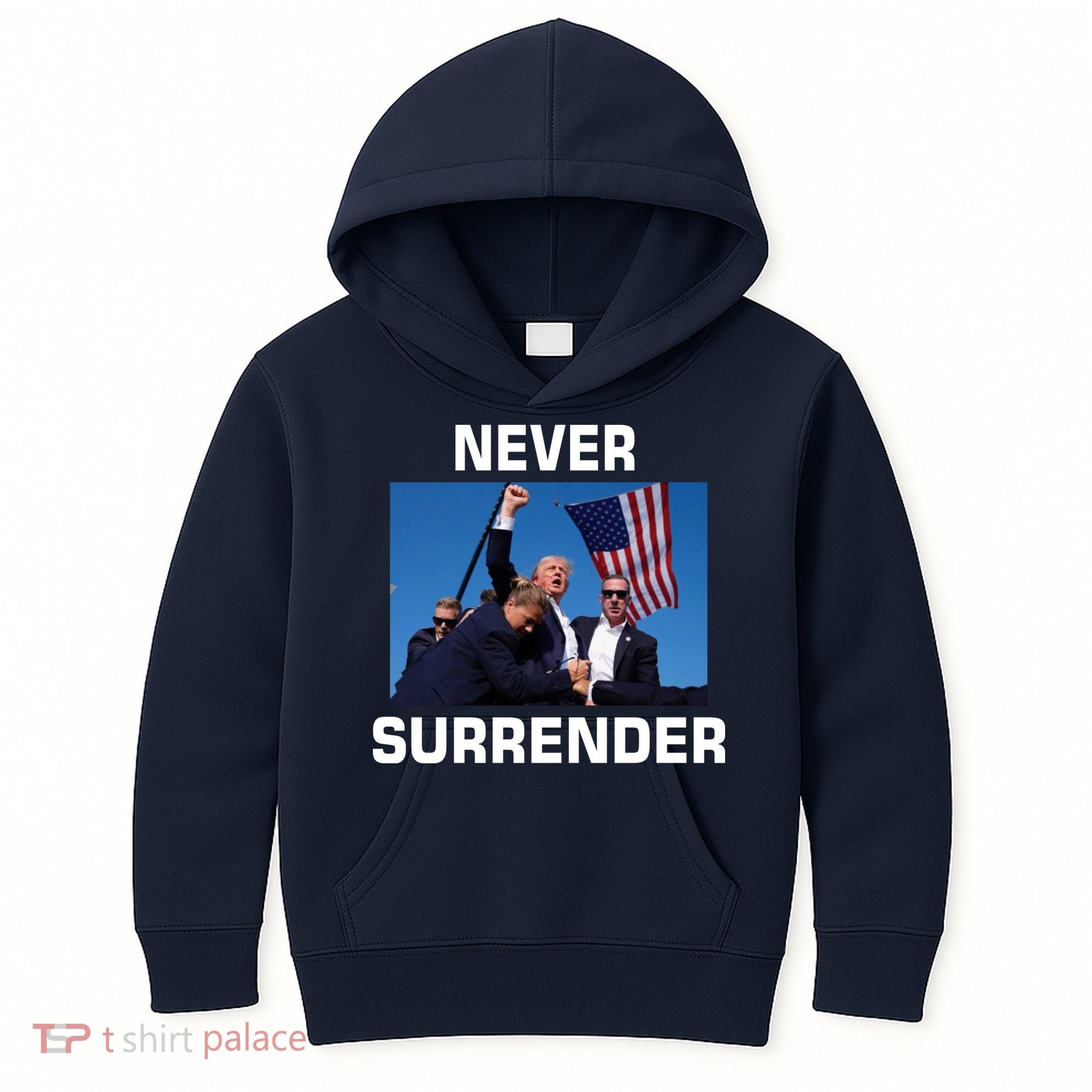Never Surrender Trump Pennsylvania Rally Kids Hoodie