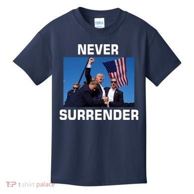 Never Surrender Trump Pennsylvania Rally Kids T-Shirt