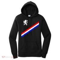 Netherlands Soccer Team Dutch Flag Jersey Football Fans Women's Hoodie thumb 0