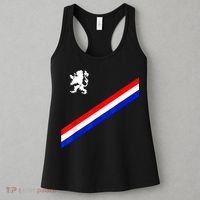 Netherlands Soccer Team Dutch Flag Jersey Football Fans Women's Tank Top thumb 3