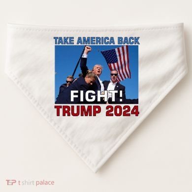 Never Surrender Trump Pennsylvania Rally USA-Made Doggie Bandana