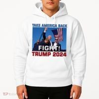 Never Surrender Trump Pennsylvania Rally Hoodie thumb 2