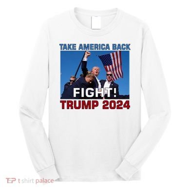 Never Surrender Trump Pennsylvania Rally Long Sleeve Shirt