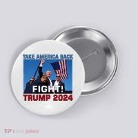 Never Surrender Trump Pennsylvania Rally Button thumb 0
