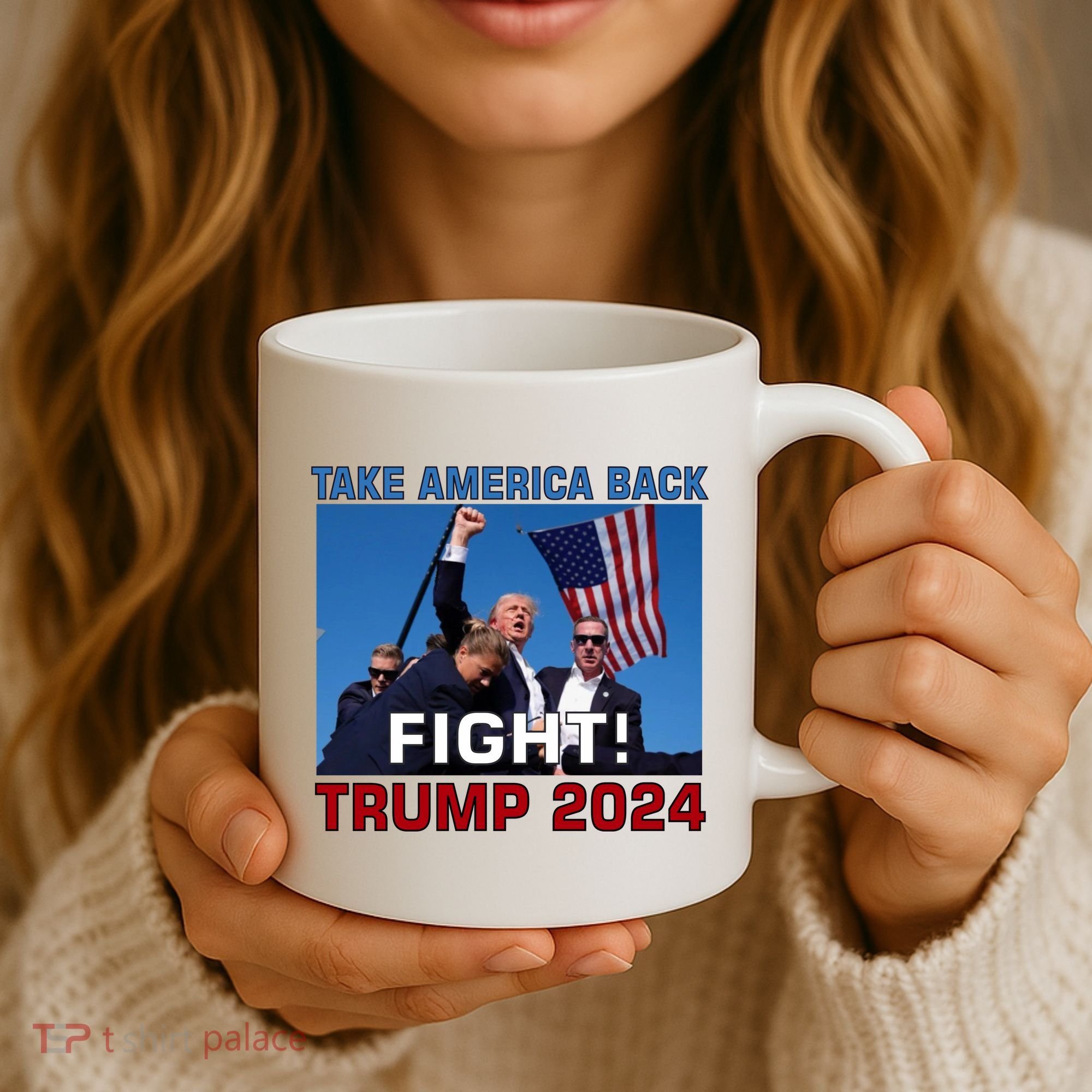 Never Surrender Trump Pennsylvania Rally Coffee Mug