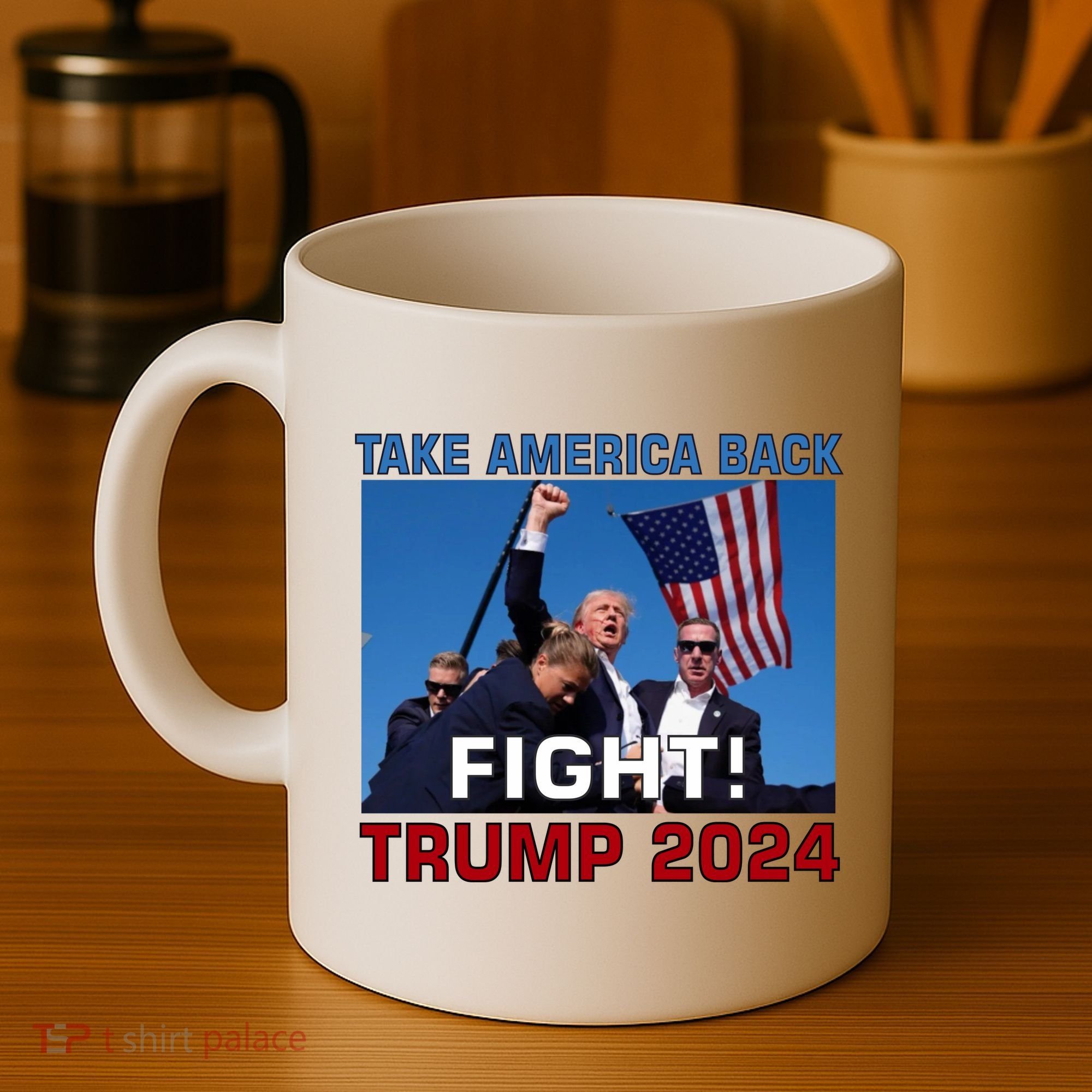Never Surrender Trump Pennsylvania Rally Coffee Mug
