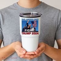 Never Surrender Trump Pennsylvania Rally Tumbler thumb 2