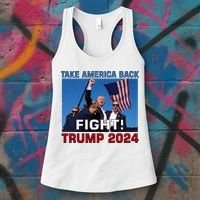 Never Surrender Trump Pennsylvania Rally Women's Tank Top thumb 3