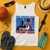 Never Surrender Trump Pennsylvania Rally Tank Top thumb 4