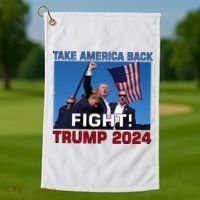 Never Surrender Trump Pennsylvania Rally Golf Towel thumb 1