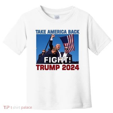 Never Surrender Trump Pennsylvania Rally Toddler T-Shirt