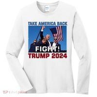 Never Surrender Trump Pennsylvania Rally Women's Long Sleeve Shirt thumb 0