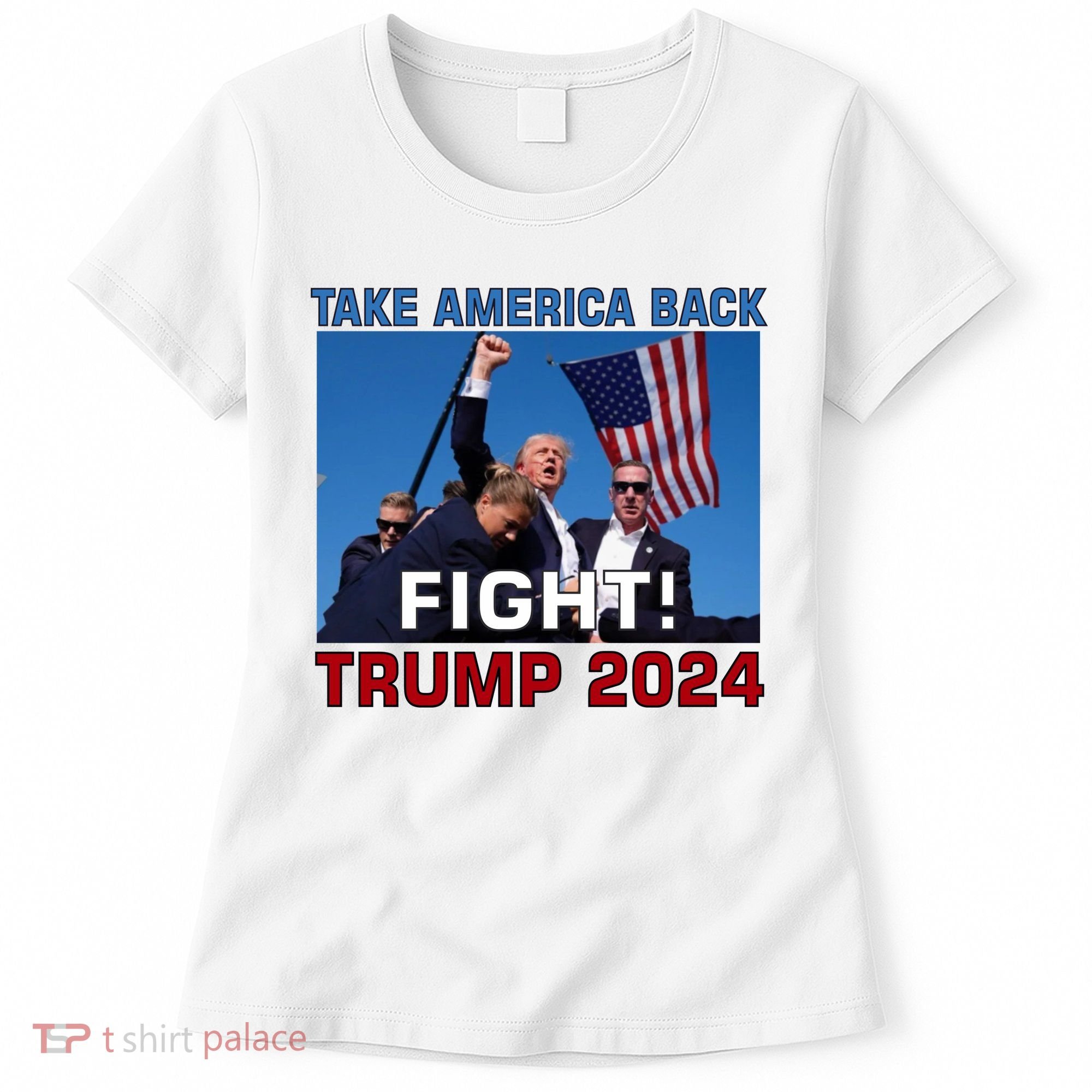 Never Surrender Trump Pennsylvania Rally Women's T-Shirt