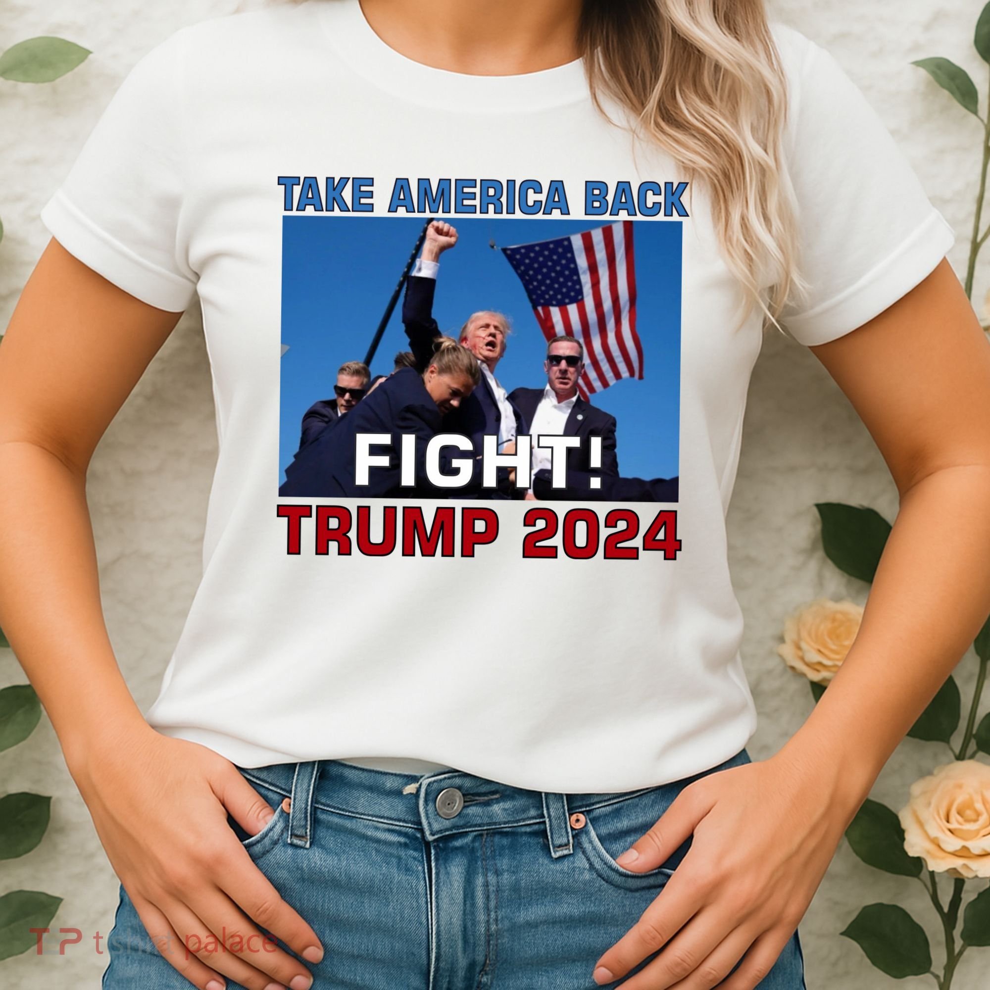 Never Surrender Trump Pennsylvania Rally Women's T-Shirt