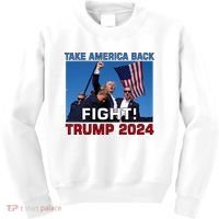 Never Surrender Trump Pennsylvania Rally Kids Sweatshirt thumb 0