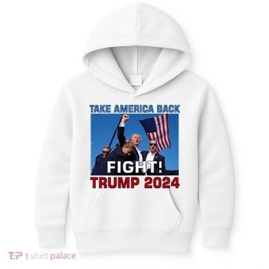 Never Surrender Trump Pennsylvania Rally Kids Hoodie