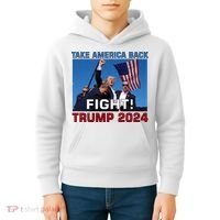 Never Surrender Trump Pennsylvania Rally Kids Hoodie thumb 4