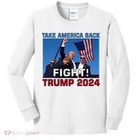 Never Surrender Trump Pennsylvania Rally Kids Long Sleeve Shirt thumb 0