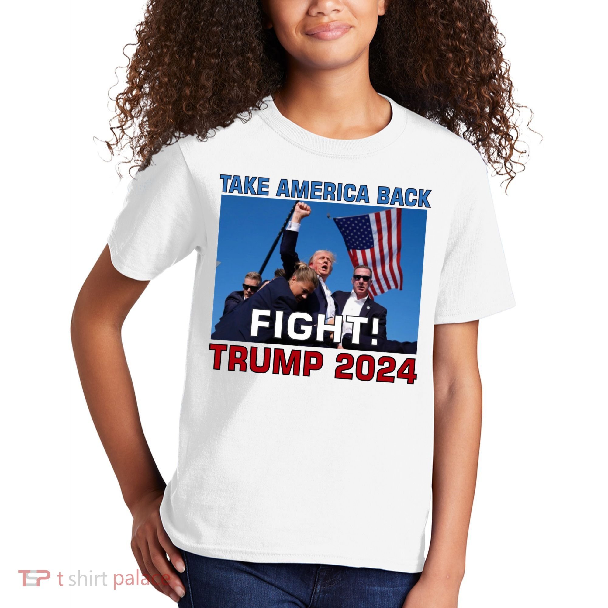 Never Surrender Trump Pennsylvania Rally Kids T-Shirt