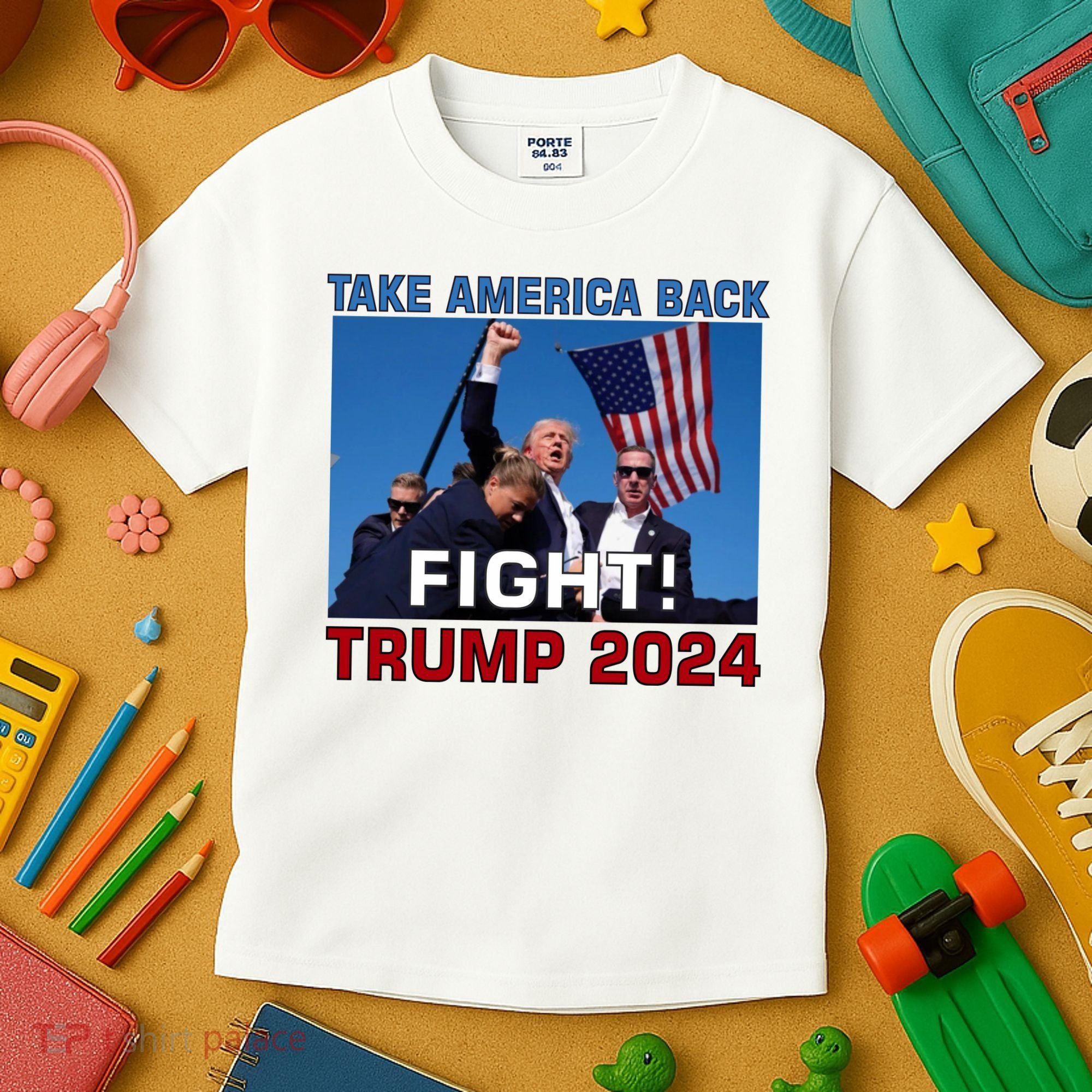 Never Surrender Trump Pennsylvania Rally Kids T-Shirt