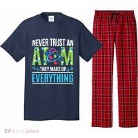 Never Trust An Atom They Make Up Everything Science Pajama Set thumb 0