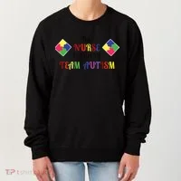 Nurse Team Autism Awareness Women's Sweatshirt thumb 0
