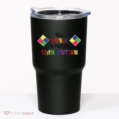 Nurse Team Autism Awareness Tumbler