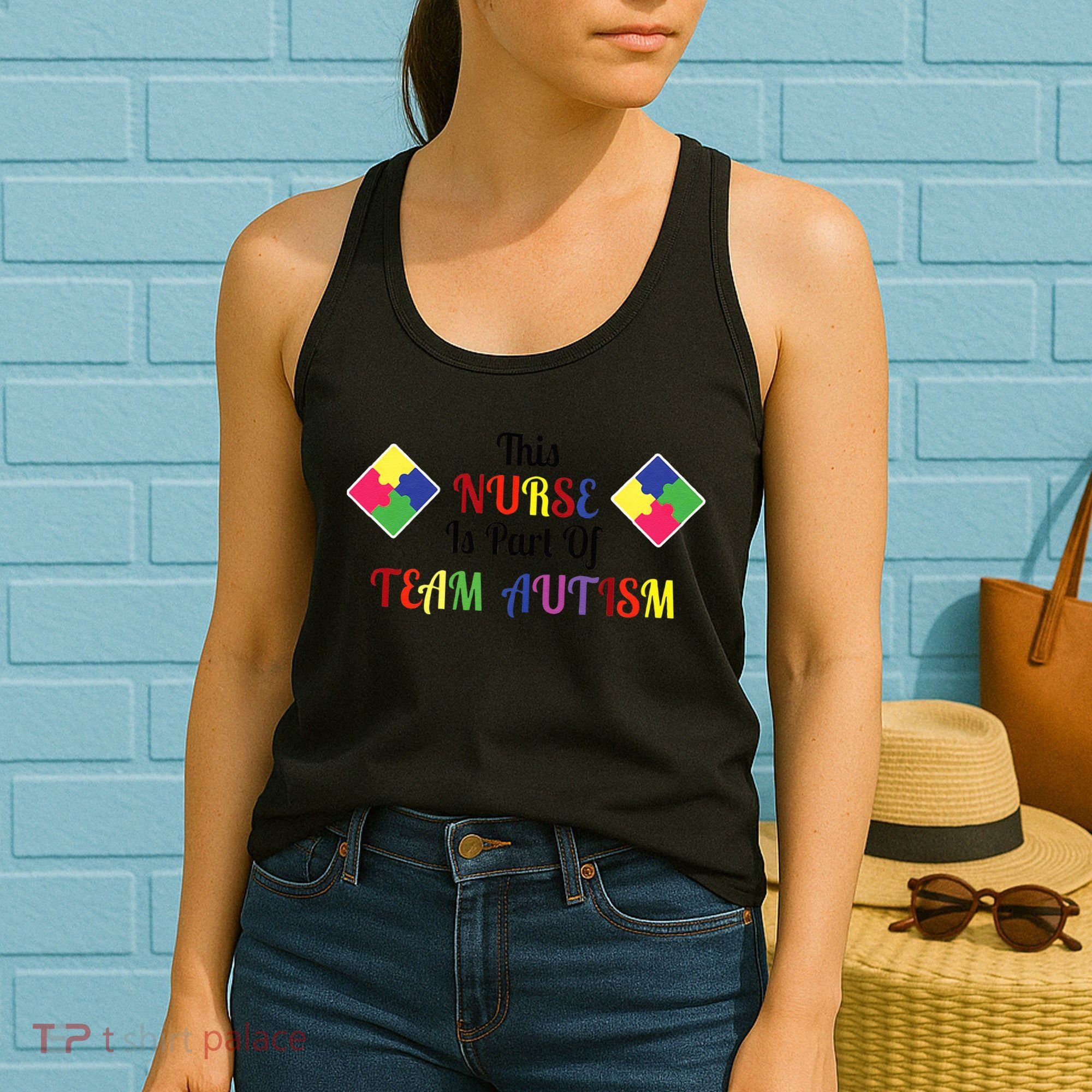 Nurse Team Autism Awareness Women's Tank Top